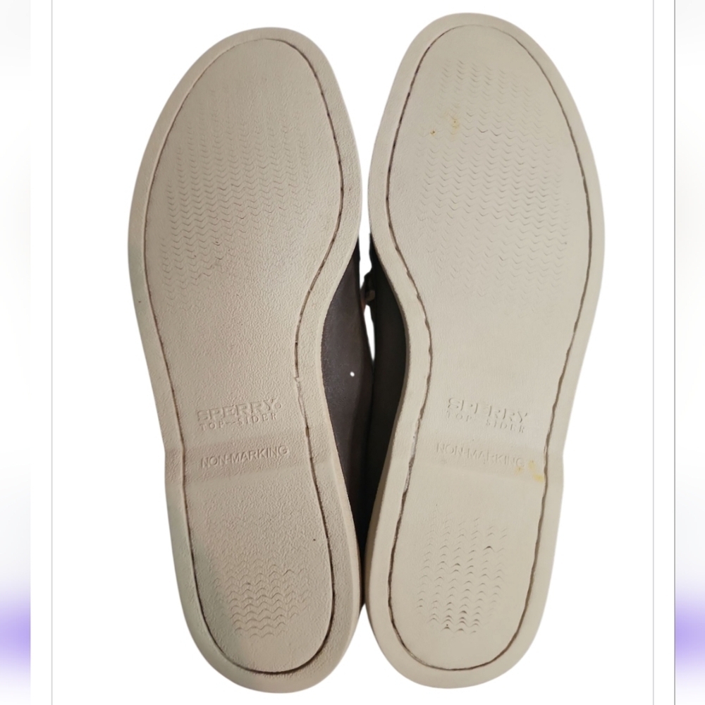 Sperry Gold Cup A/O 2-Eye Brown Leather Boat Shoes Men’s 10.5M Nautical Classic - Picture 7 of 8